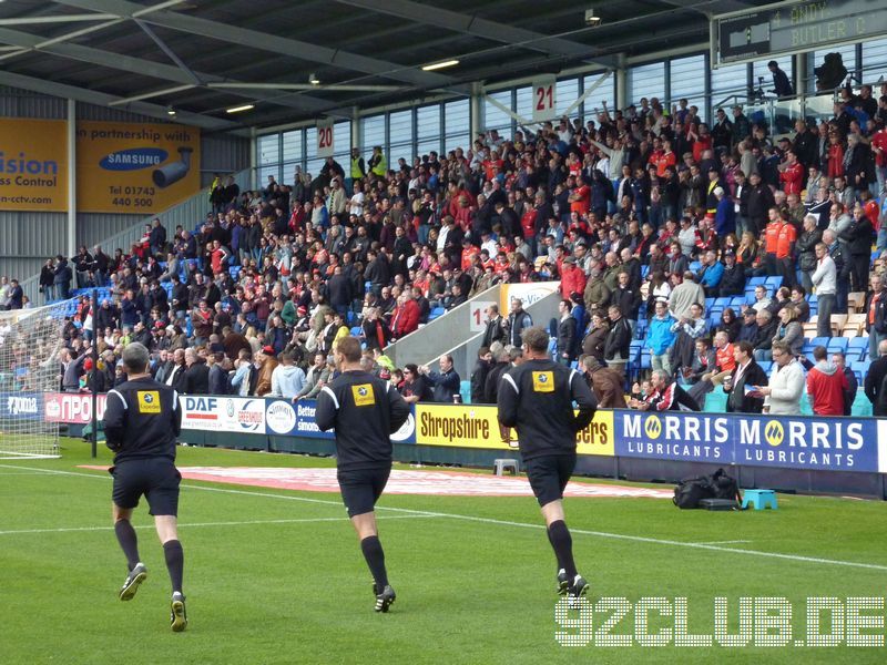 Shrewsbury Town - Walsall FC, Greenhous Meadow, League One, 14.10.2012 - 