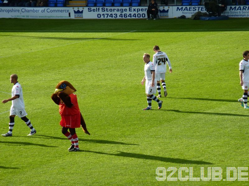 Shrewsbury Town - Walsall FC, Greenhous Meadow, League One, 14.10.2012 - 