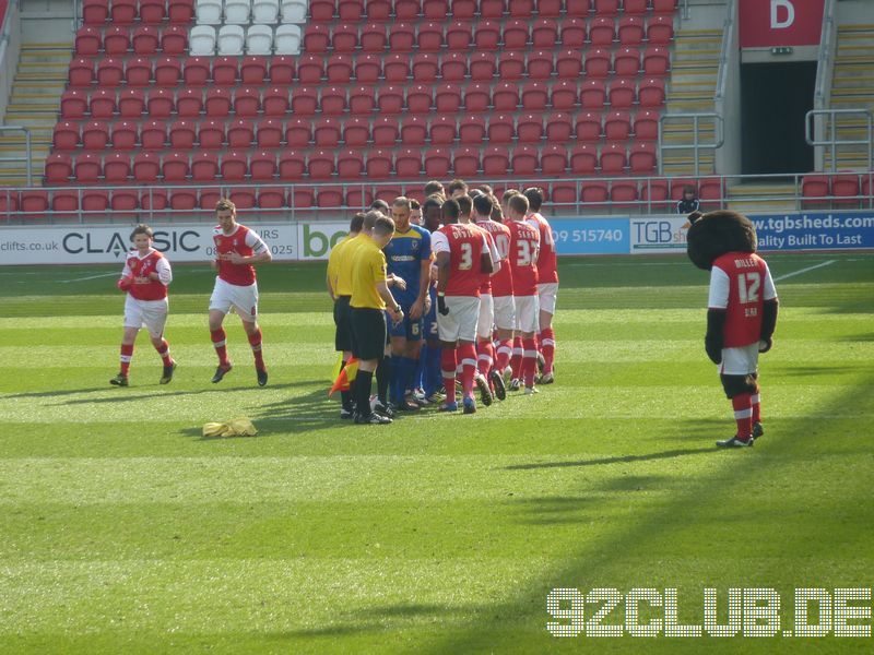 Rotherham United - AFC Wimbledon, New York Stadium, League Two, 29.03.2013 - 