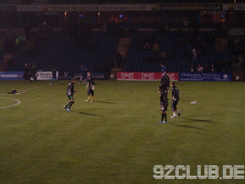 Gillingham FC - Yeovil Town, Priestfield Stadium, League One, 24.11.2009 - 