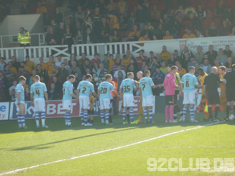 Newport County - Exeter City, Rodney Parade, League Two, 16.03.2014 - 