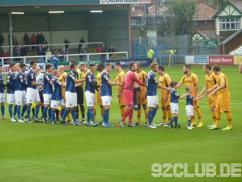 Rochdale AFC - Newport County, Spotland, League Two, 12.10.2013 - 