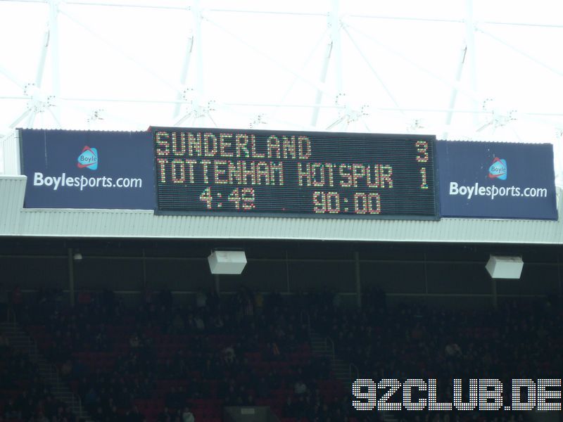 Sunderland AFC - Tottenham Hotspur, Stadium of Light, Premier League, 03.04.2010 - 