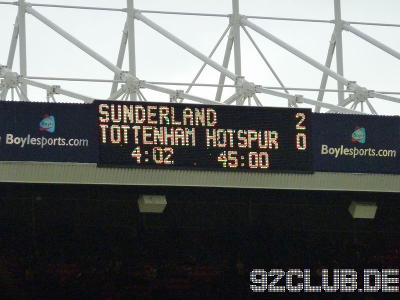 Sunderland AFC - Tottenham Hotspur, Stadium of Light, Premier League, 03.04.2010 - 