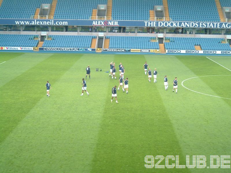 Millwall FC - Bristol Rovers, Den, League Cup, 23.08.2005 - 