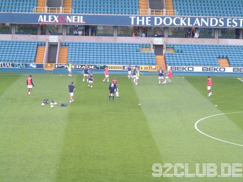 Millwall FC - Bristol Rovers, Den, League Cup, 23.08.2005 - 