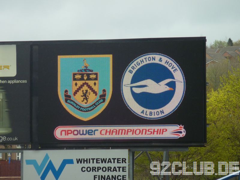 Burnley FC - Brighton & Hove Albion, Turf Moor, Championship, 06.04.2012 - 