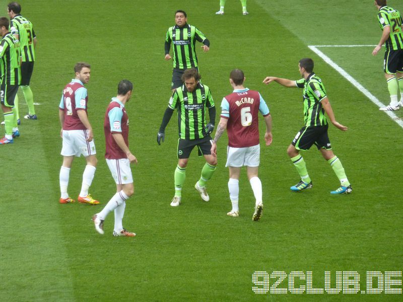 Burnley FC - Brighton & Hove Albion, Turf Moor, Championship, 06.04.2012 - 