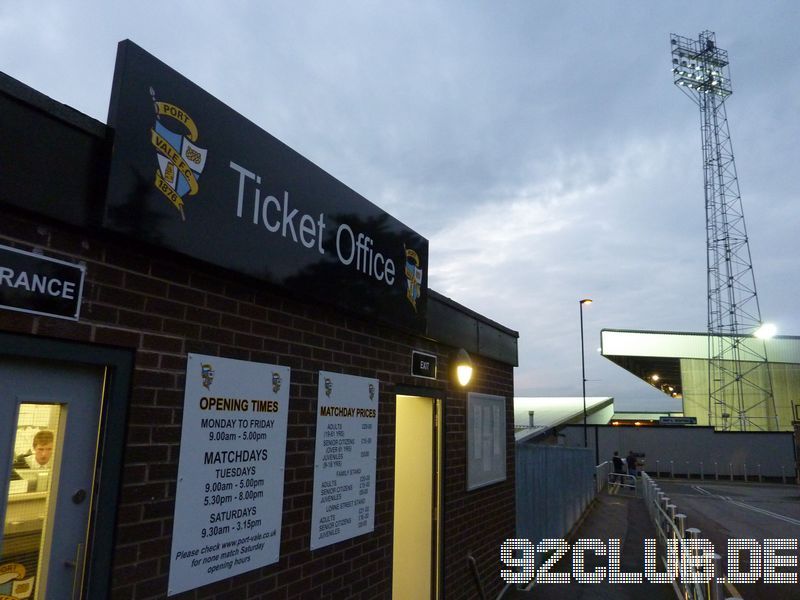 Port Vale - Oxford United, Vale Park, League Two, 15.10.2012 - 