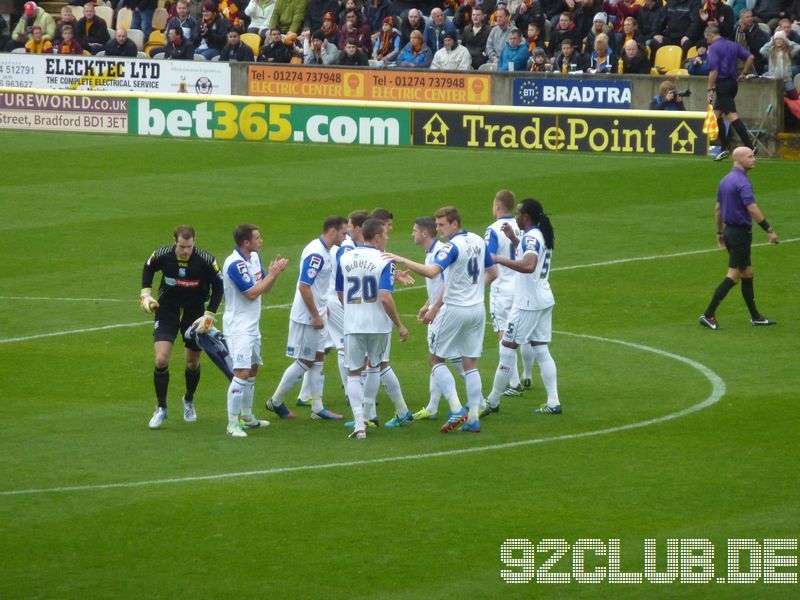 Bradford City - Tranmere Rovers, Valley Parade, League One, 13.10.2013 - 