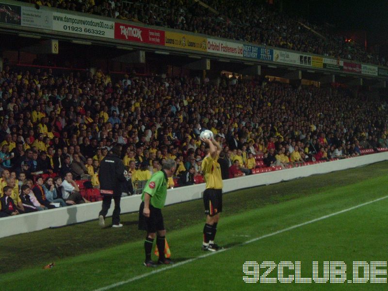 Watford FC - Norwich City, Vicarage Road, Championship, 13.09.2005 - 