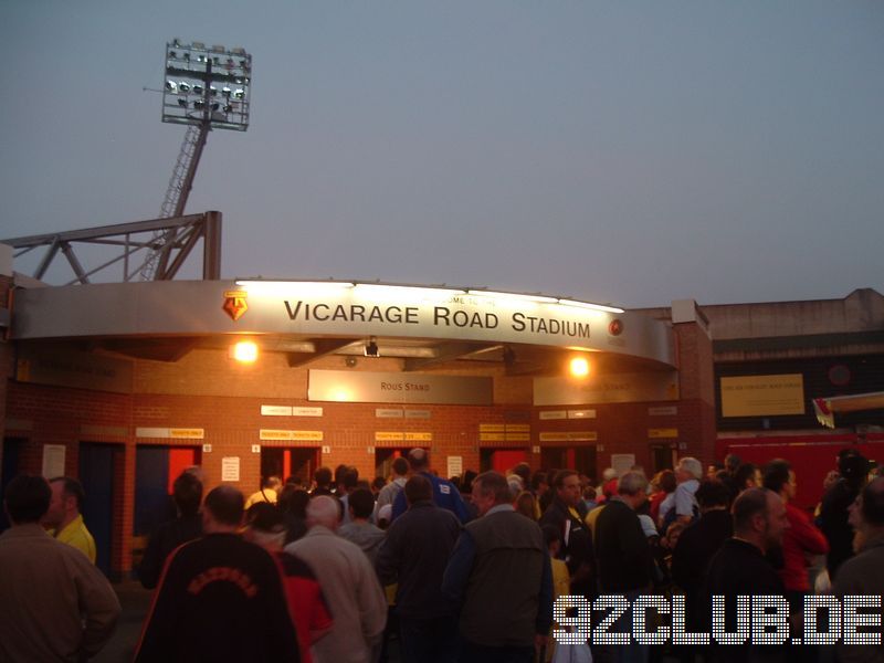 Watford FC - Norwich City, Vicarage Road, Championship, 13.09.2005 - 