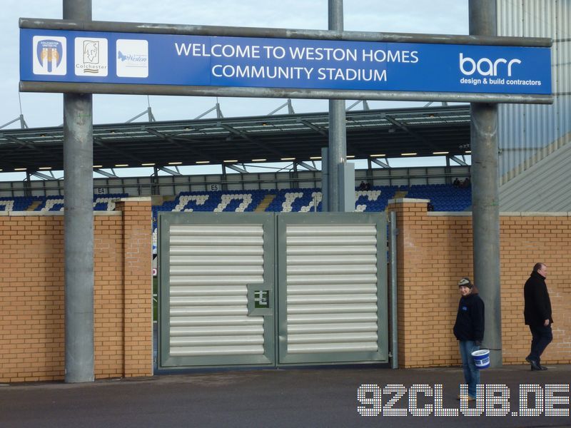 Colchester United - Walsall FC, Weston Homes Community Stadium, League One, 26.01.2013 - 