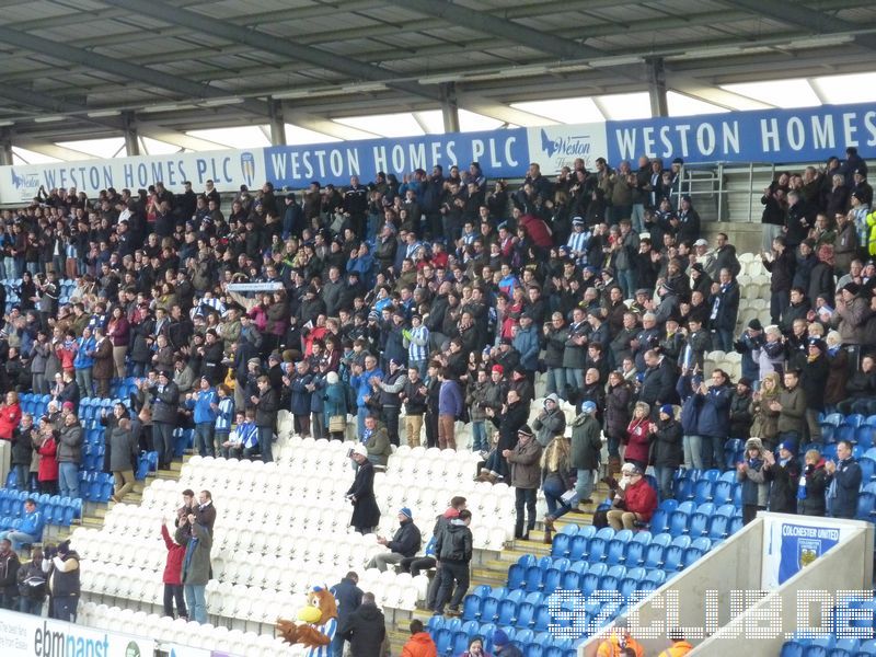 Colchester United - Walsall FC, Weston Homes Community Stadium, League One, 26.01.2013 - 