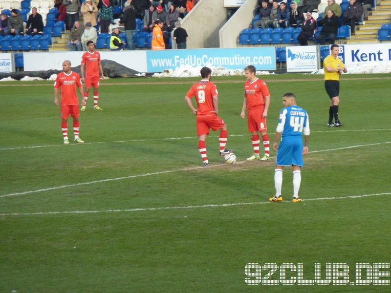 Colchester United - Walsall FC, Weston Homes Community Stadium, League One, 26.01.2013 - 