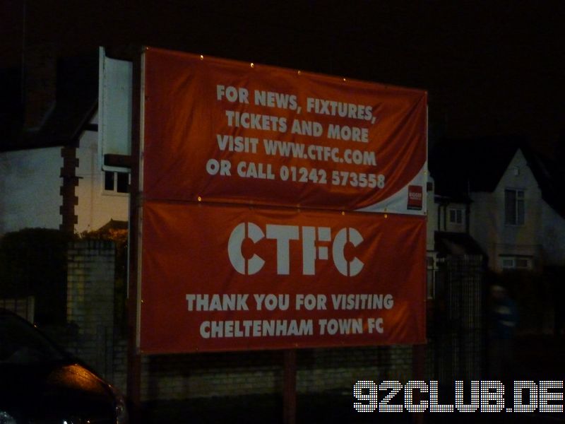 Whaddon Road - Cheltenham Town, 