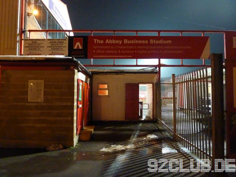 Whaddon Road - Cheltenham Town, 