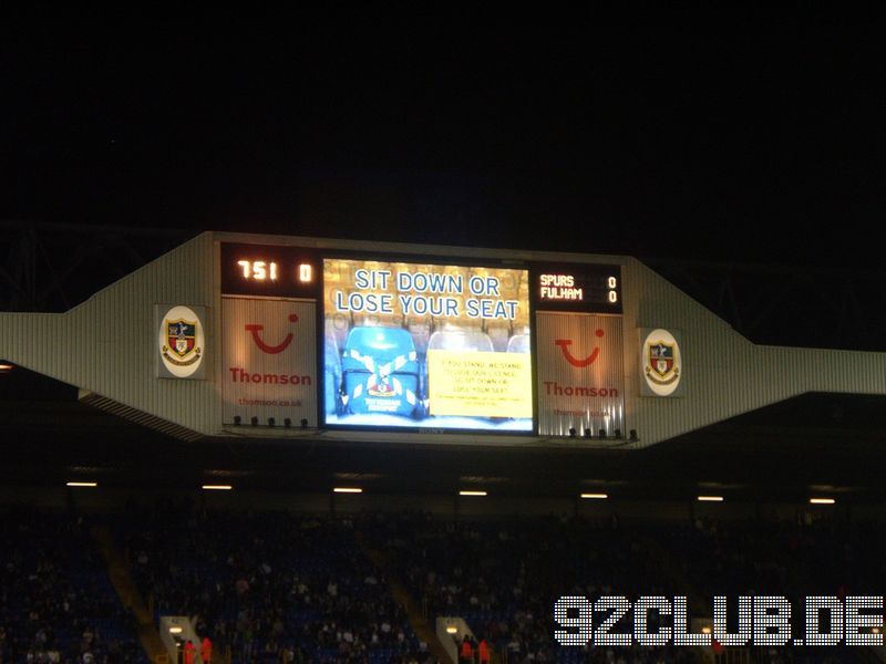 Tottenham Hotspur - Fulham FC, White Hart Lane, Premier League, 26.09.2005 - 