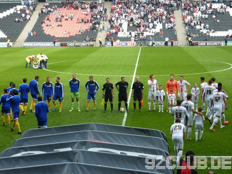 MK Dons - Brentford FC, stadium mk, League One, 21.04.2014 - 