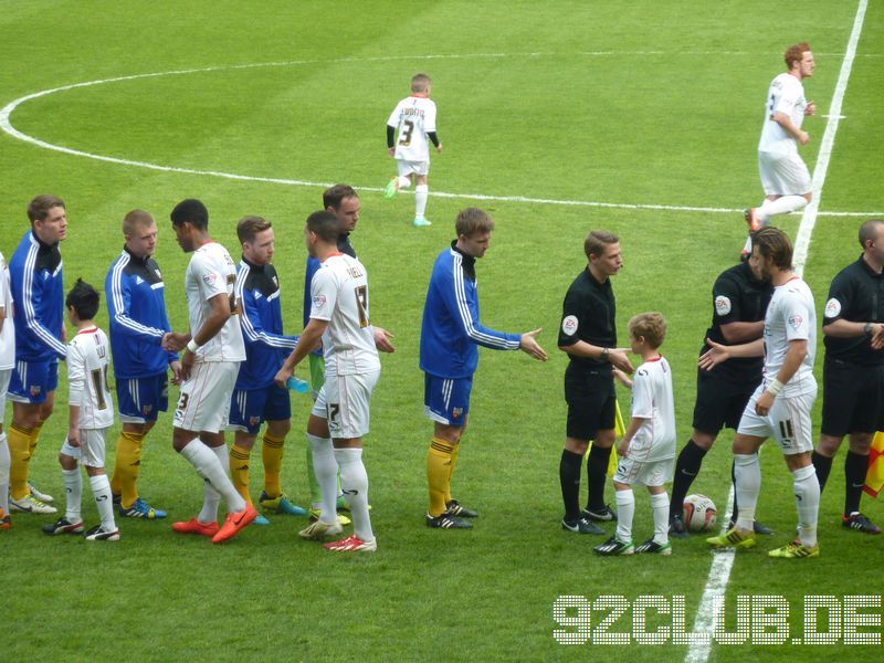 MK Dons - Brentford FC, stadium mk, League One, 21.04.2014 - 