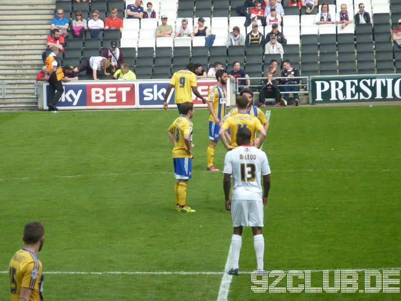 MK Dons - Brentford FC, stadium mk, League One, 21.04.2014 - 