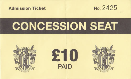 Ticket Stevenage FC - Dagenham & Redbridge, Conference, 05.10.2005