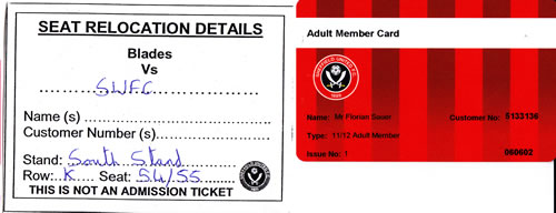 Ticket Sheffield United - Sheffield Wednesday, Championship, 16.10.2011